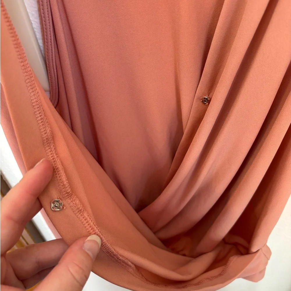 BCBGeneration Women's Coral Pink Bubble Tank Top - Picture 3 of 7